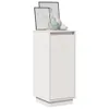 vidaXL Sideboard Weiß 31,5x34x75 cm Massivholz Kiefer Produktbild-Vorschau 4