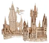 Puzzle 3D, Castello di Hogwarts, Ugears, legno, 340 pezzi Anteprima dell’immagine prodotto 18