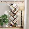 Bücherregal Standregal mit 9 Ebenen Schmal Regal im Produktbild-Vorschau 4