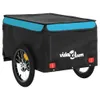 vidaXL Fahrradanhänger Schwarz und Blau 45 kg Eisen Produktbild-Vorschau 7