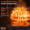 Aigostar Dual Blaze™ Heißluftfritteuse XXL, 8L, 2000W, mit Produktbild-Vorschau 2