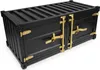 Couchtisch Bank im industrial Container Look aus Metall - Produktbild-Vorschau 1