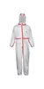 Tuta CoverStar Plus® taglia XXL bianco/rosso DPI III Anteprima dell’immagine prodotto 1