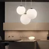 Hängeleuchte, 3 Flammig, Kugeln, Glas satiniert, D 51,5 cm Produktbild-Vorschau 8