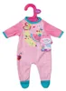 BABY born roze rompertje met blauwe details en een schattig Productafbeelding-voorbeeld 3