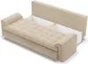 Sofa 3-Sitzer mit Schlaffunktion Foresta, Cord - Beige Produktbild-Vorschau 4