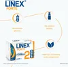 A product box for Linex Forte with icons and text highlighting its features. Produktbild-Vorschau