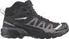 A side view of a black Salomon hiking boot. Produktbild-Vorschau