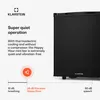 Klarstein Mini lednice, 45 l, malá, tichá lednice do Náhled obrázku produktu 6