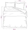 vidaXL Ensemble de literie gris foncé 200x220 cm coton Voir les images du produit 6