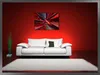 Visario Leinwandbild Rote Energiewelle 80x60 cm – 3-teilig, Produktbild-Vorschau 2