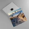 Wanduhr - Quadrat - Glasuhr - Meer Strand Düne - 40x40cm - Produktbild-Vorschau 2