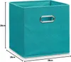 ZELLER Úložný box textilní petrolejový 28x28x28cm Náhled obrázku produktu 8