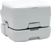 vidaXL Camping Toiletten-Set 2 pcs Grau und Weiß Produktbild-Vorschau 4