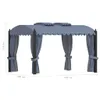 vidaXL Pavillon mit Vorhängen 3 x 4 m Anthrazit Stahl -  Produktbild-Vorschau 9