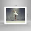 Poster - Poster ohne Rahmen - Ballerina Weiß Wand - 50x40 Produktbild-Vorschau 4