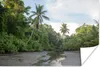 MuchoWow® Poster Kleiner Fluss zwischen den Bäumen des Produktbild-Vorschau 1
