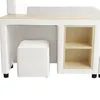 Merax Lit rembourré 90x200 avec bureau et tabouret, Lit Voir les images du produit 13