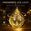 LED Deko-Tropfen 15 cm Frosty-Gold mit Timer 6h/18h Produktbild-Vorschau 2