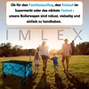 IMLEX Bollerwagen faltbar XXL Handwagen IM-4211 Azurblau Produktbild-Vorschau 6