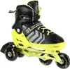 A pair of inline skates with a bright yellow and black color scheme. Produktbild-Vorschau
