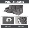 8 PCS Stretch Recliner Housse de canapé Protection de Voir les images du produit 4