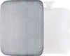 XXXL Wärmflasche groß 9 Liter mit Bezug, Grau und Weiches Produktbild-Vorschau 1