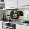 Küchenrückwand Spritzschutz Glas mit Motiv Künstlerisches Produktbild-Vorschau 2