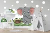 Wandaufkleber fürs Kinderzimmer – Elefant Safari für Produktbild-Vorschau 2