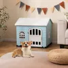 COSTWAY 75x58x65 cm cuccia per cani da esterno, casetta per Anteprima dell’immagine prodotto 2