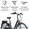 Zündapp Z505 E Bike Ladies 28 inch Pedelec 160 - 185 cm 6 Náhled obrázku produktu 4