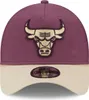 New Era A-Frame 9Forty Cap MOLESKIN Chicago Bulls maroon Produktbild-Vorschau 3