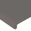 vidaXL Testiere 2 pz. Grigio 100x5x78/88 cm in Pelle finta Anteprima dell’immagine prodotto 4