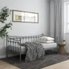 vidaXL Rám rozkladacej pohovky sivý kovový 90x200 cm Náhľad obrázku produktu 3