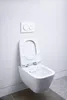A modern, wall-mounted toilet with the lid open, shown in a clean, minimalist bathroom setting. Anteprima dell’immagine prodotto