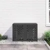 vidaXL Coperchio per aria condizionata nero 100 x 50 x 70 Anteprima dell’immagine prodotto 3
