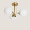 Deckenleuchte Metall und Glas Moonlight Brass 3 Strahler Produktbild-Vorschau 5
