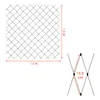 Diagrams showing the dimensions and mesh size of a net. Produktbild-Vorschau