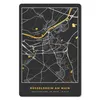 MuchoWow® Mauspad Mousepad Schwarz und Gold - Stadtplan - Produktbild-Vorschau 1