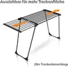 BigDean Wäscheständer mit dicken Leinen Jumbo Schwarz Produktbild-Vorschau 5