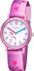 A pink children's watch with a unicorn design. Produktbild-Vorschau