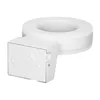 A white outdoor LED light fixture with a motion sensor and a circular light ring. Náhled obrázku produktu