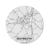 MuchoWow® Mauspad Mousepad Karte - Bayreuth- Deutschland - Produktbild-Vorschau 1