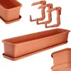 KADAX Skrzynka Balkonowa Doniczka 80cm z Uchwytami Podgląd zdjęcia produktu 11