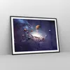 Gerahmtes Poster - Schwarzer Rahmen - Kosmos Planeten die Produktbild-Vorschau 8
