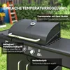 Outsunny Gasgrill 15,2 KW Grillwagen inkl 5 Produktbild-Vorschau 5