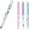 Four pastel-colored pens with cartoon characters and floral designs. Produktbild-Vorschau