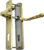 Haustür Schutzbeschlag Helena LS Messing poliert HS 92 mm Produktbild-Vorschau 3