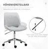 HOMCOM Bürostuhl, Schreibtischstuhl, höhenverstellbarer Produktbild-Vorschau 4