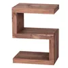 Wohnling Acacia massif Table d'appoint \"S\" Cube 45 x 30 x Voir les images du produit 15